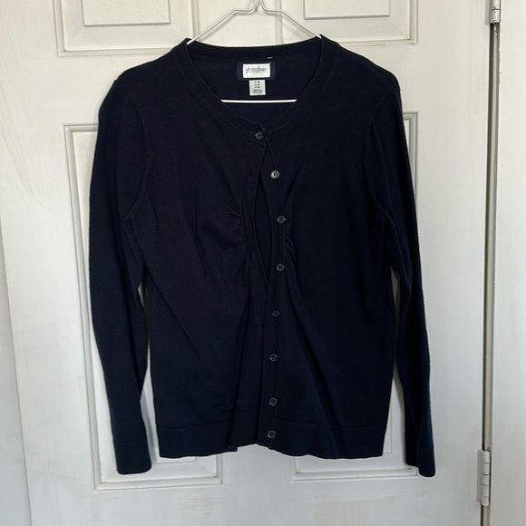 Motherhood Maternity Navy Cardigan size medium - Picture 1 of 3